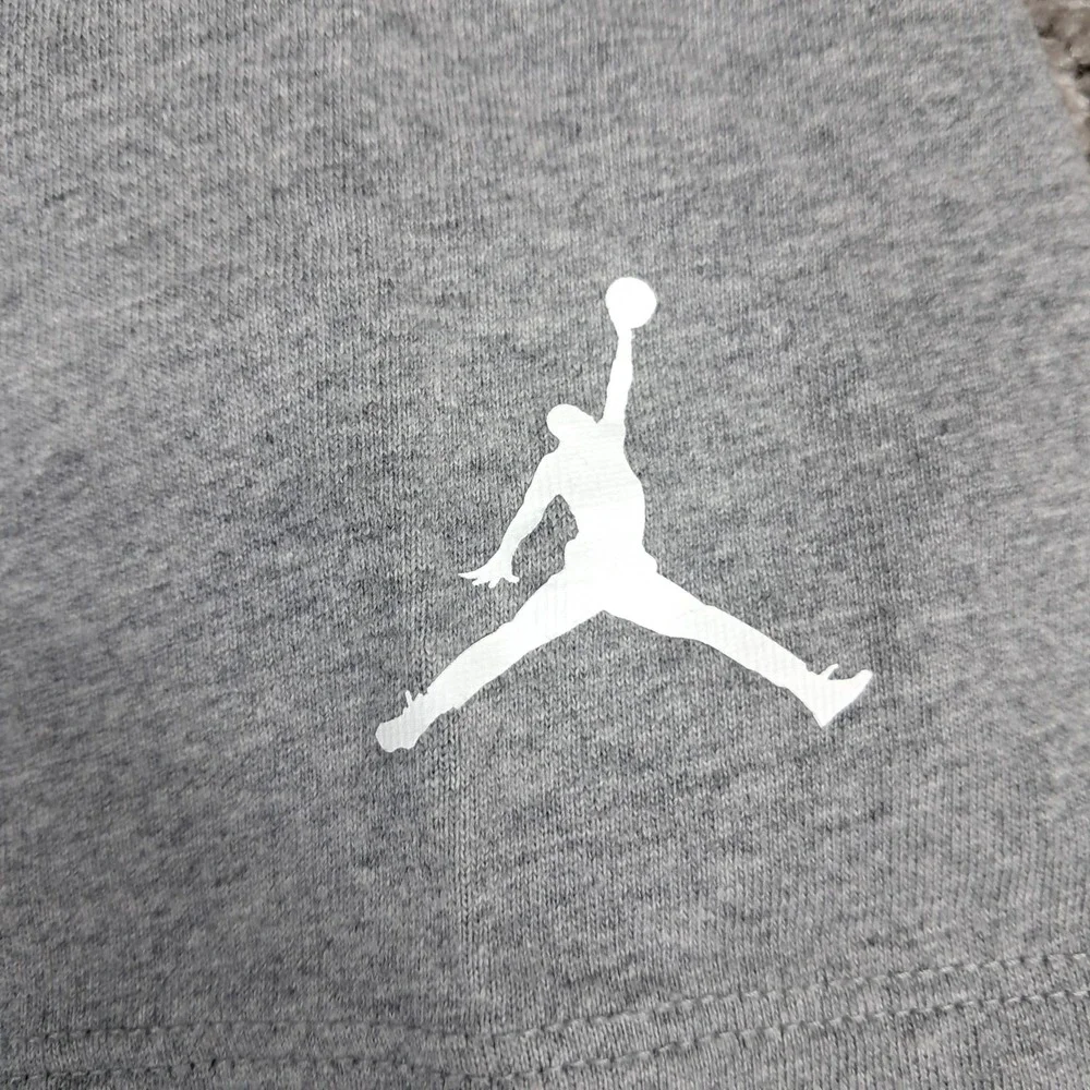 Jordan Mens Gray‎ Graphic Basketball Jumpman T-Shirt Size M RN56323